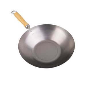 27cm carbon steel stir fry wok