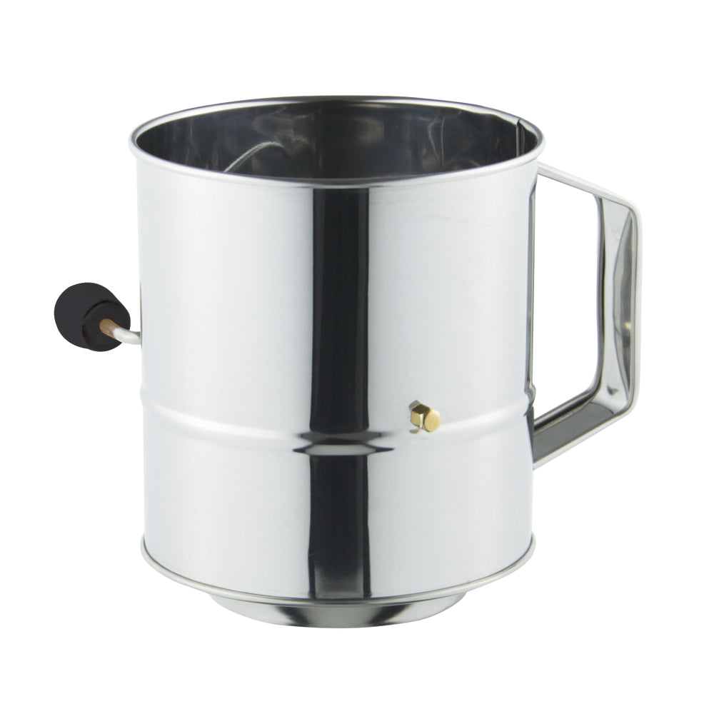 Avanti Stainless Steel Flour Sifter with Crank Handle – Lemon Ginger  Kitchenware