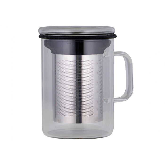Avanti Tea Mug w Infuser 350ml Black