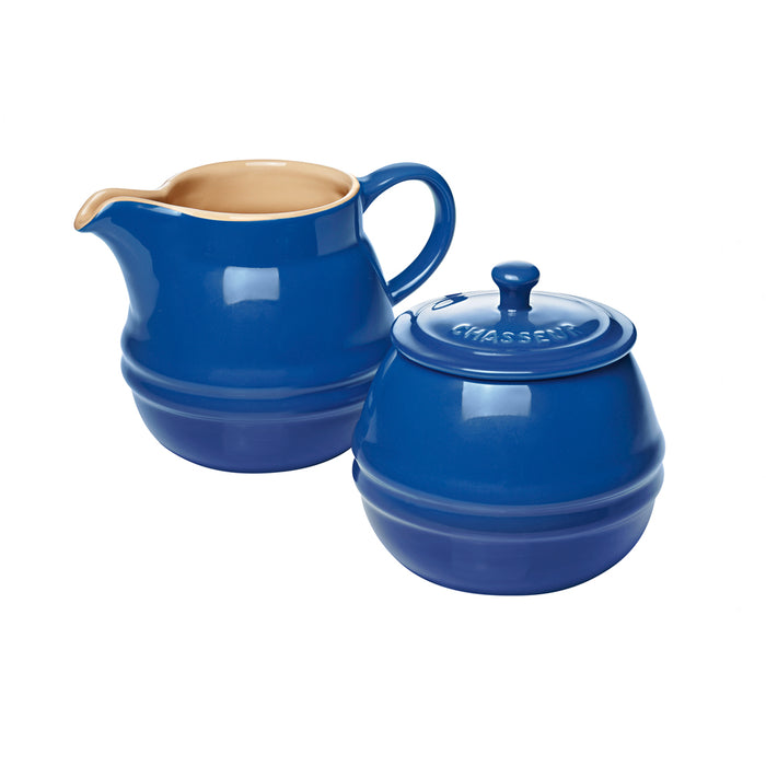 Chasseur Sugar and Creamer Set Blue